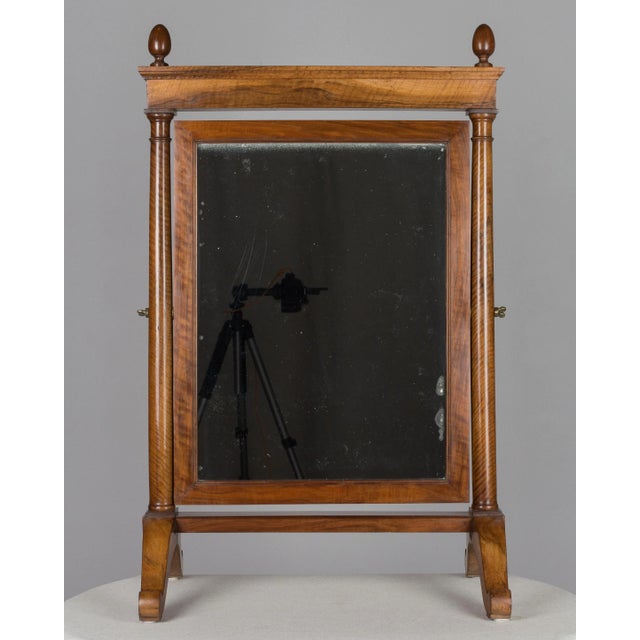 19th Century French Empire Period Cheval Dressing Mirror For Sale - Image 9 of 13