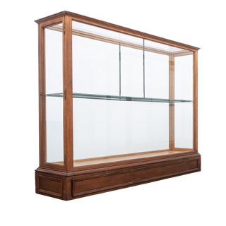 Antique Oak Museum Display Cases, 1900 For Sale