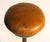 Industrial Antique Industrial Adjustable Pivoting Stool, Leather Seat For Sale - Image 3 of 6