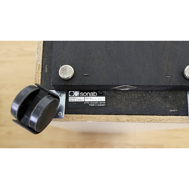 Sonab Model OA-5 Type 2 Loudspeakers by Stig Carlsson, 1970s, Set of 2 For Sale - Image 6 of 7