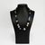 Late 20th Century David Yurman Elements Adjustable Silver, Onyx, & Hematite Bead Necklace For Sale - Image 5 of 12