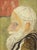The artist depicts the portrait of an older Rabbi from a profile view in the manner of Samuel Rothbort. The artist's brush...