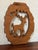 1990s Wood Carved Reindeer Wall Hanging For Sale - Image 5 of 5