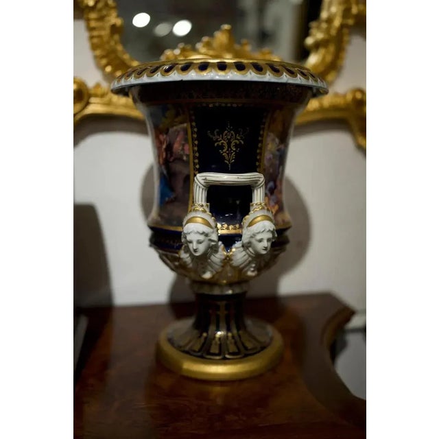 19th Century Viennese Royal Urns, Set of 2 For Sale - Image 4 of 6