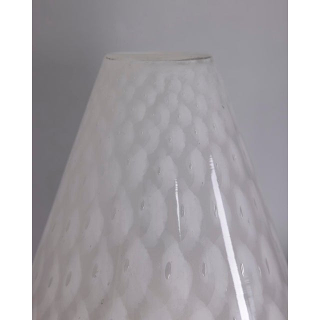 Metal Vintage Italian Murano Glass Table Lamp, 1970s For Sale - Image 7 of 9