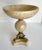 Metal 1960's Brass and Alabaster Stone Pedestal Bowl For Sale - Image 7 of 11