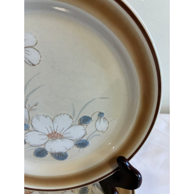 Mid 20th Century Hearthside Water Colors Japanese Stoneware Salad Plates, Set of 4 For Sale In Oklahoma City - Image 6 of 9