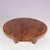 Brutalist Round Oak Wood Coffee Table, Netherlands, 1970s For Sale - Image 4 of 6