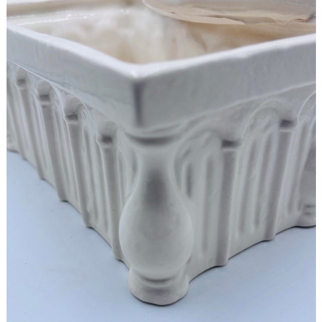 Vintage Ivory Cherub Floral Planter/Vessel For Sale In Atlanta - Image 6 of 6