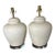 1970s Danish Large Beehive Table Lamps on Lucite Signed - a Pair For Sale