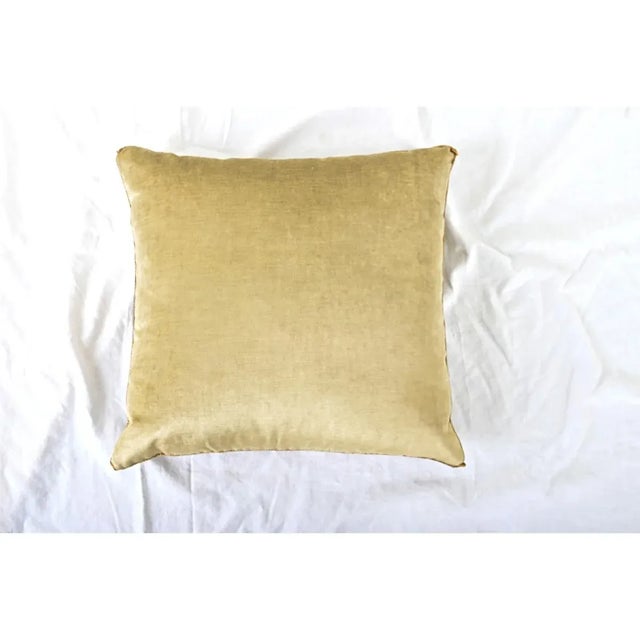 Early 21st Century BVIZ Antique Tapestry Fragment Pillow For Sale - Image 5 of 8