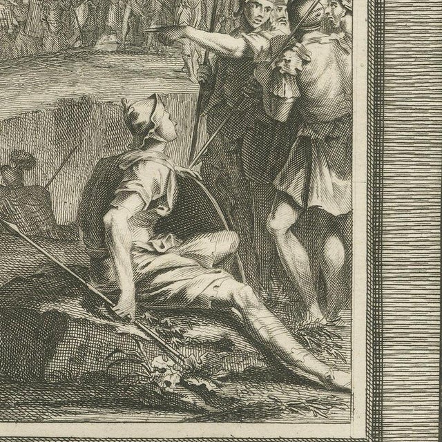 Pieter Mortier, Jael Kills Sisera and the Calling of Gideon, 1700, Engraving For Sale - Image 4 of 12