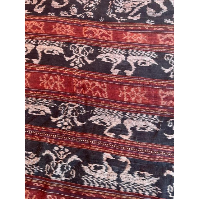 Vintage Indonesian Ikat Tapestry, 1950s For Sale - Image 6 of 16