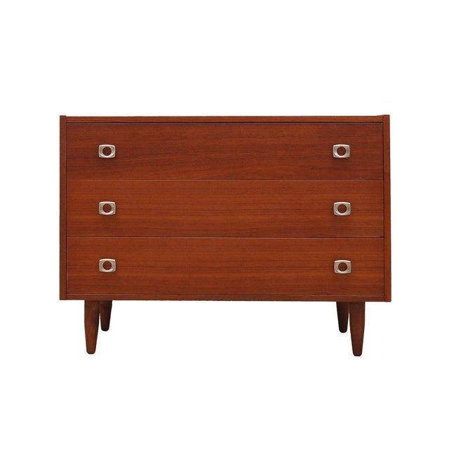Vintage Danish Teak Chest of Drawers, 1970s For Sale - Image 11 of 11
