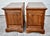 Vtg. Pair of Link-Taylor Americana Style Solid Maple Three Drawer Nightstands For Sale - Image 10 of 13