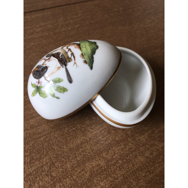 Herend Porcelain Egg For Sale - Image 9 of 10