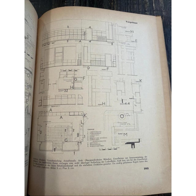 Vintage First Edition Copy of Ladenbau (Shop Construction) 1934 For Sale - Image 10 of 12