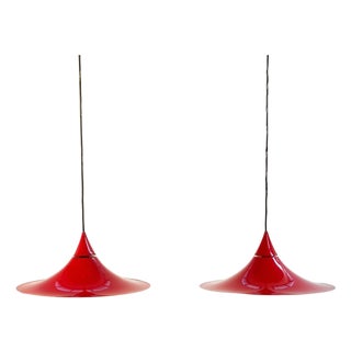 Hanging Lamps by Claus Bonderup and Torsten Thorup for Fog & Mørup, 1960s, Set of 2 For Sale
