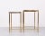 Hollywood Recency Brass Side Tables, France, 1970s, Set of 2 For Sale - Image 6 of 11