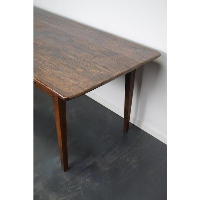 French Oak Farmhouse Dining Table, 19th Century For Sale - Image 15 of 18
