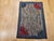 Tan Vintage American Hand-Hooked Rug, Geometric Pattern, Wool & Cotton, American Folk Art, 3x4 For Sale - Image 8 of 18