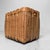 Wood Vintage Japanese Bamboo Basket with Handles, 1950s For Sale - Image 7 of 12