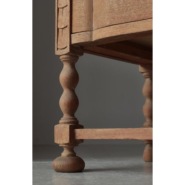 Wood Scandinavian Modern Oak Chest of Drawers by Henry Kjærnulf, 1960s For Sale - Image 7 of 14