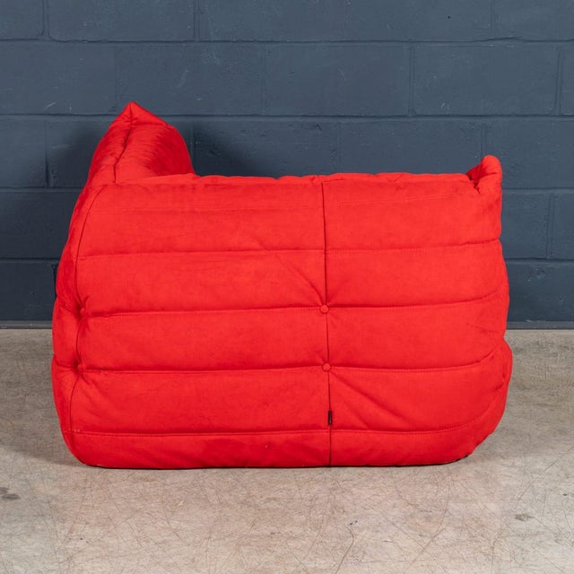 1970s Red Togo Corner Sofa by Michel Ducaroy for Ligne Roset, France, 1973 For Sale - Image 5 of 18