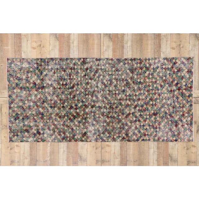 Vintage Turkish Sivas Rug, 04'00 X 08'09 For Sale - Image 9 of 10