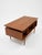Brown Danish Teak Executive Floating-Top Desk, 1960s For Sale - Image 8 of 17