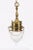 Antique Edwardian Brass & Cut Crystal Ceiling Lights, 1900, Set of 2 For Sale - Image 4 of 16