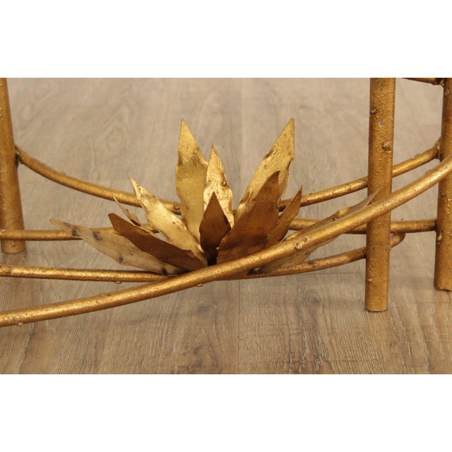 Mid 20th Century Silas Seandel Brutalist Lotus Oval Coffee Table For Sale - Image 10 of 13