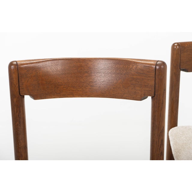 Vintage Dining Chairs in Dark Oak, 1960s, Set of 4 For Sale - Image 10 of 12