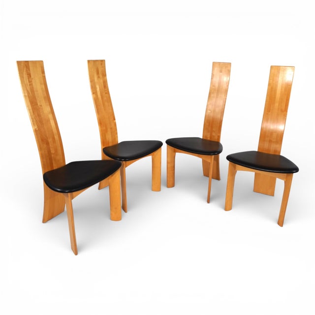 Vontage Iris Dining Chairs by Bob Van Den Berghe, 1980, Set of 4 For Sale - Image 11 of 18