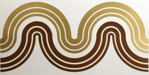 Hal Connelly Abstract Unframed Serigraph/Silkscreen Art Print, 1977