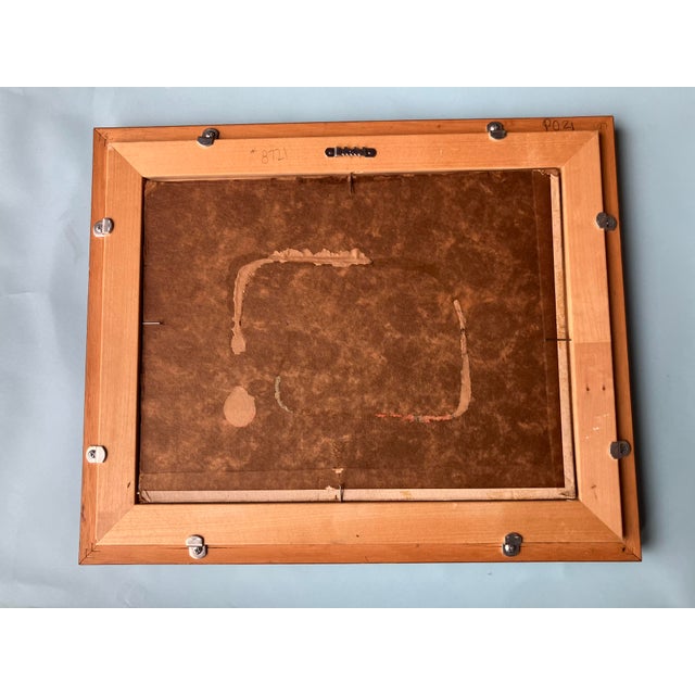 1960s Dockside Boats, Coastal Oil Painting by Sturges, Signed and Framed For Sale - Image 9 of 10