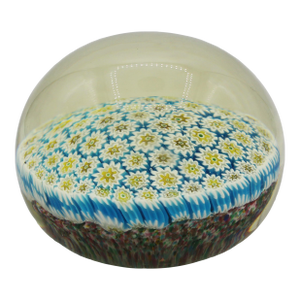 Mid-20th Century Large Murano Glass Millefiori Paperweight