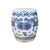 10" Chinese Blue White Porcelain Double Dragons Round Shape Stand Display Art For Sale - Image 4 of 18