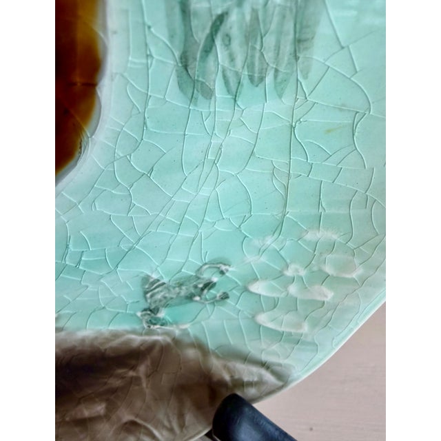 19th Century Choisy Le Roi Majolica Duck Plate For Sale In Los Angeles - Image 6 of 10
