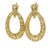 Vintage American 18k Gold 5 Carat Diamond Articulated Hoop Earrings, Pair For Sale - Image 13 of 14