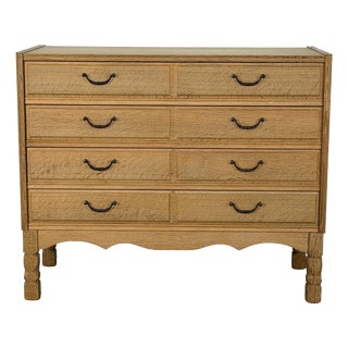 Danish Modern Oak Chest of Drawers by Henning Kjaernulf, 1960s For Sale