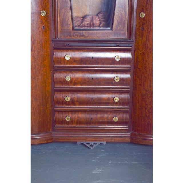1920s Wooden Sacristy Wardrobe with Central Oratory, 1930 For Sale - Image 5 of 13