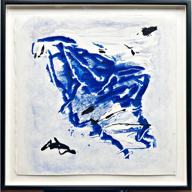 Emil Schumacher, Original Terragraph from the Book of Genesis, 1998, No. 13 For Sale - Image 6 of 6