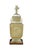 Mid-Century Modern 2 Mid Century Chinoiserie Etched Brass Table Lamps Asian Urn Tea Caddy Jar Pair For Sale - Image 3 of 18