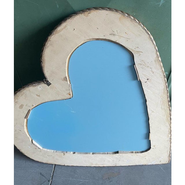 Italian Gold Gilded Carved Wooden Mirror, 1980s For Sale - Image 3 of 10