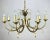 Gilt Brass Chandelier from S.A. Boulanger in the style of Maison Bagues, 1970s For Sale - Image 11 of 11