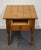 Late 20th Century Lexington Furniture Solid Oak American Country West Collection 24" Accent End Table For Sale - Image 5 of 12