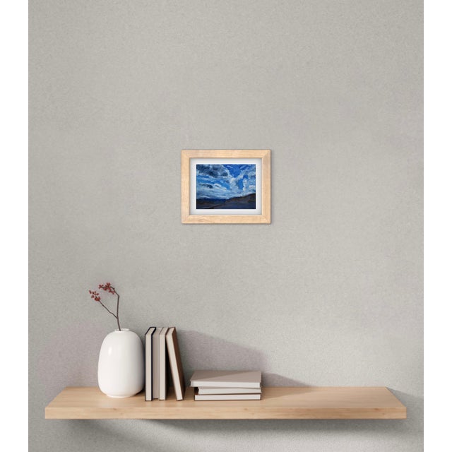2020s Cloudscape, Nevada (Original Oil on Linen Panel) For Sale - Image 5 of 6