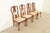 Queen Anne Solid Mahogany Dining Chairs by Stanley, Set of Four For Sale - Image 13 of 13
