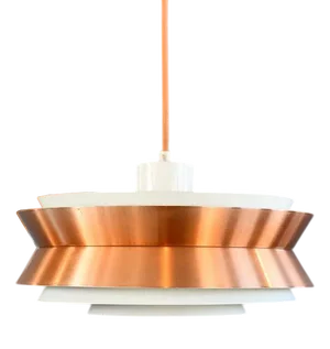 Mid-Century Copper Pendant Light by Veb Metaldrucker Halle, 1970s